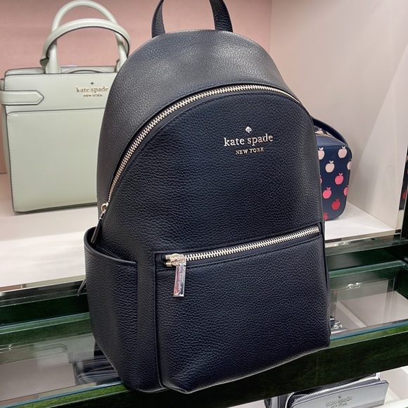 Kate Spade Leila Pebbled Leather Medium Dome Backpack
Black main image 12